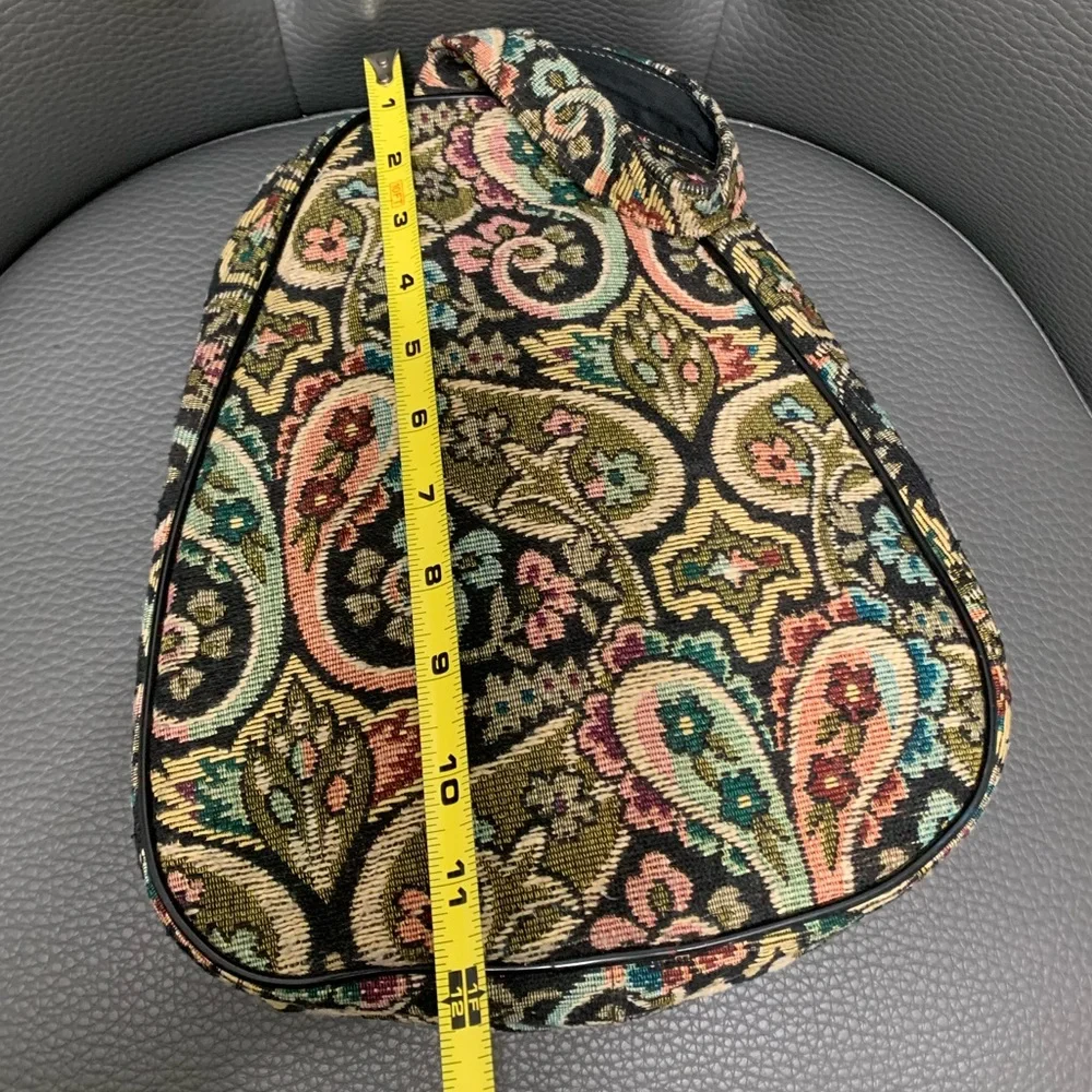Vintage Tapestry Floral Travel Shoe Bag